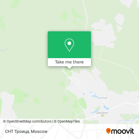 СНТ Троица map