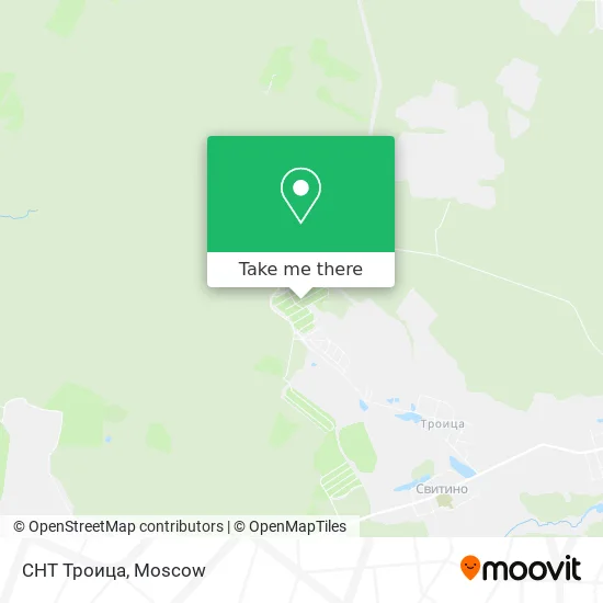 СНТ Троица map
