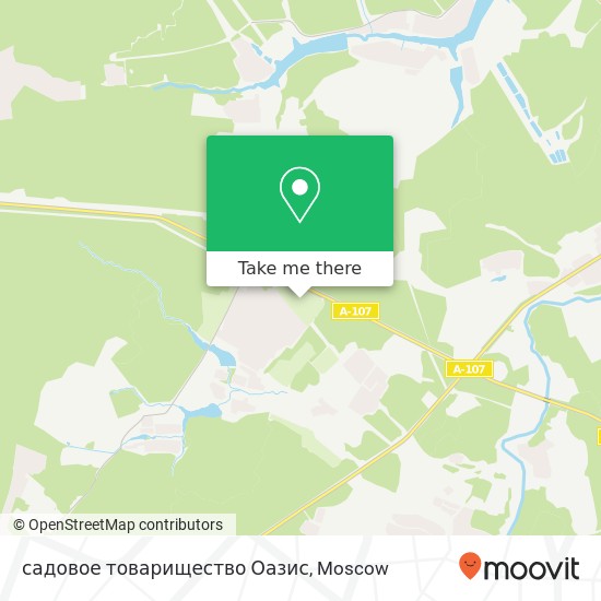 садовое товарищество Оазис map