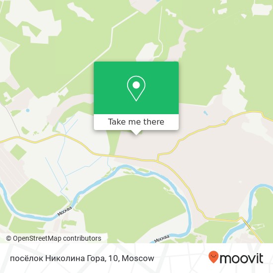 посёлок Николина Гора, 10 map