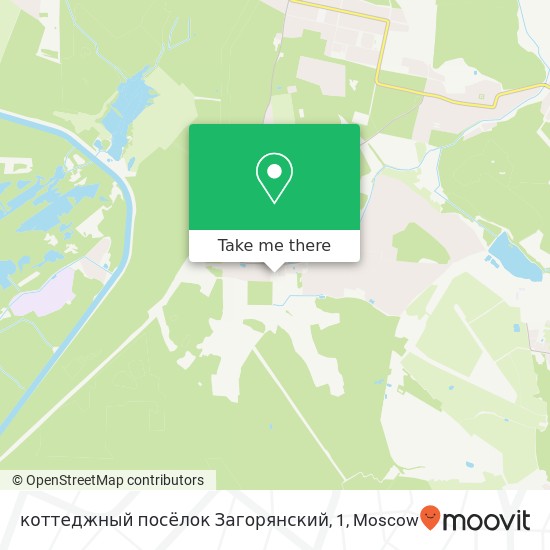 коттеджный посёлок Загорянский, 1 map