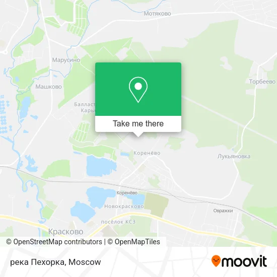 река Пехорка map