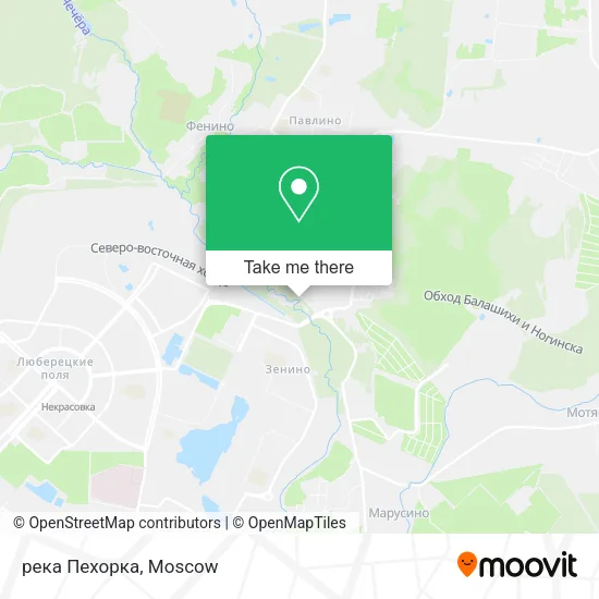 река Пехорка map