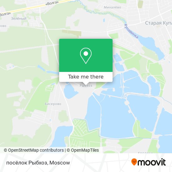 посёлок Рыбхоз map