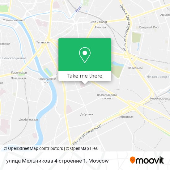 улица Мельникова 4 строение 1 map