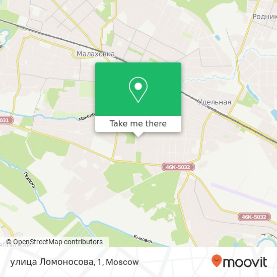 улица Ломоносова, 1 map
