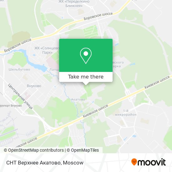 СНТ Верхнее Акатово map