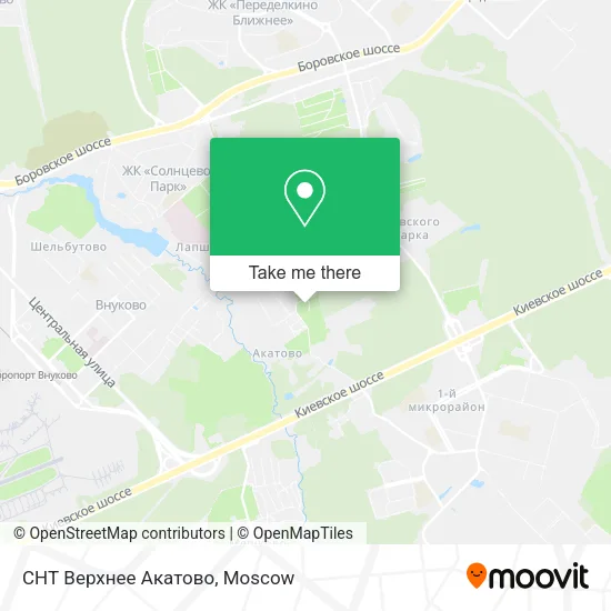 СНТ Верхнее Акатово map