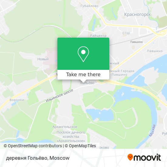 деревня Гольёво map