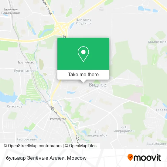 бульвар Зелёные Аллеи map