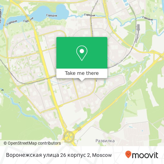 Воронежская улица 26 корпус 2 map