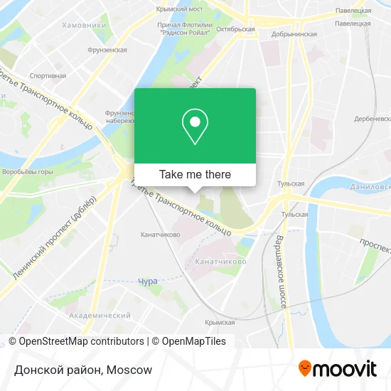 Донской район map