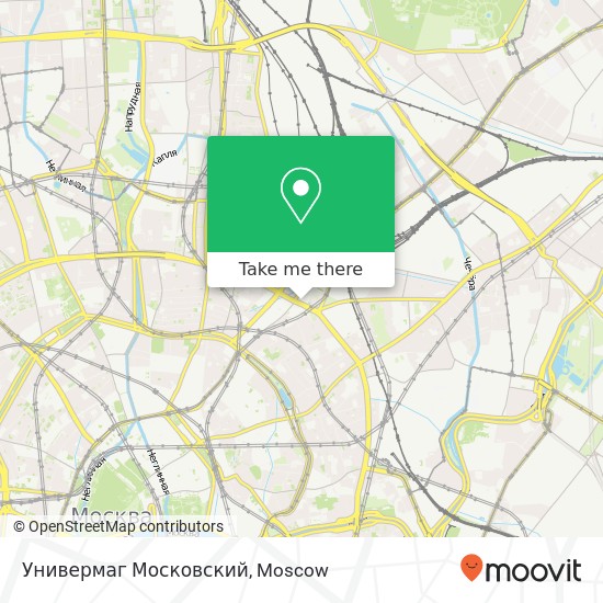 Универмаг Московский map