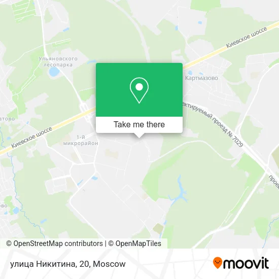 улица Никитина, 20 map