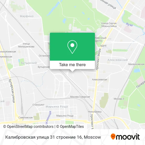 Калибровская улица 31 строение 16 map