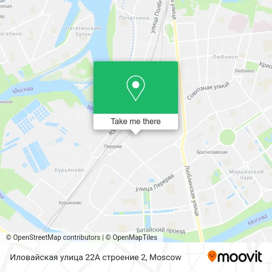 Иловайская улица 22А строение 2 map