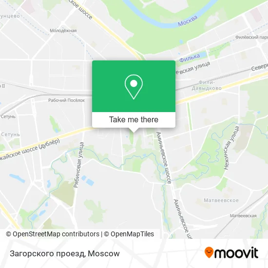 Загорского проезд map