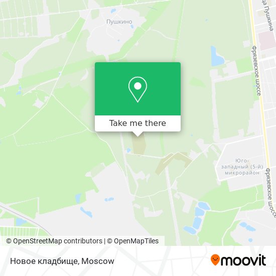 Новое кладбище map