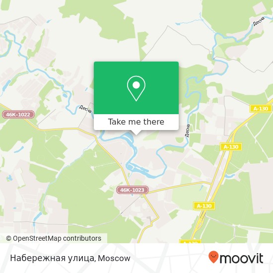 Набережная улица map