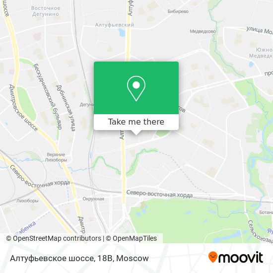 Алтуфьевское шоссе, 18В map