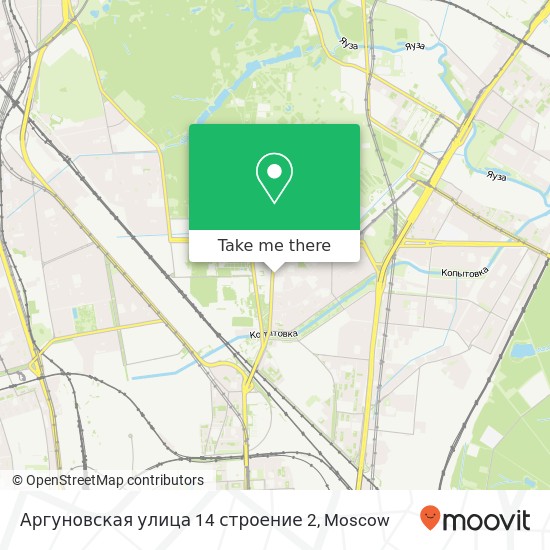 Аргуновская улица 14 строение 2 map