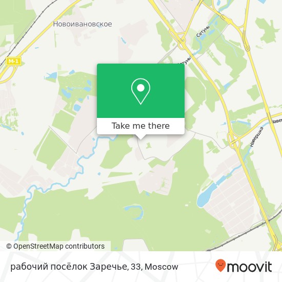 рабочий посёлок Заречье, 33 map