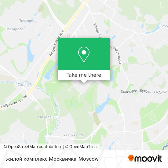 жилой комплекс Москвичка map