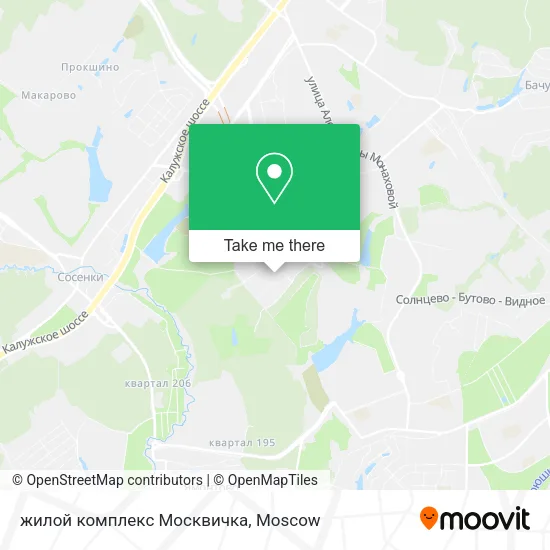 жилой комплекс Москвичка map