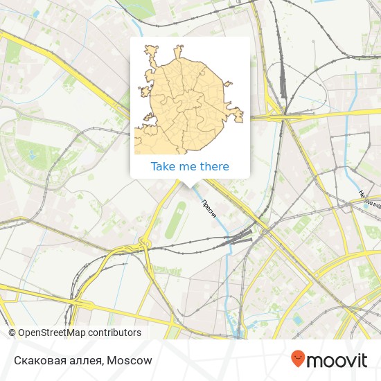 Скаковая аллея map