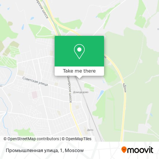 Промышленная улица, 1 map