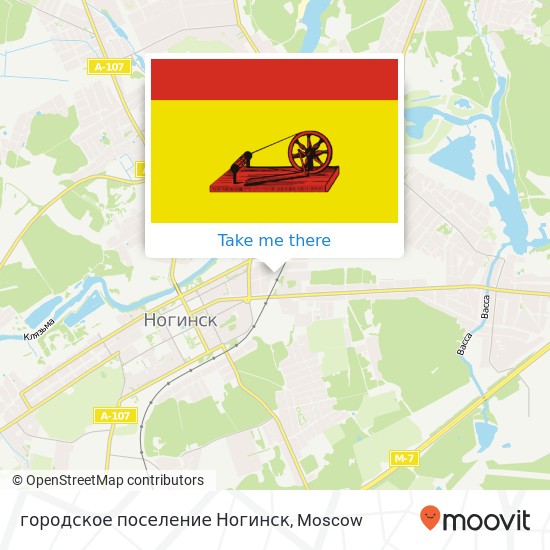 городское поселение Ногинск map