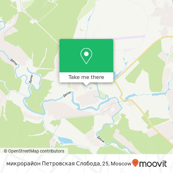 микрорайон Петровская Слобода, 25 map