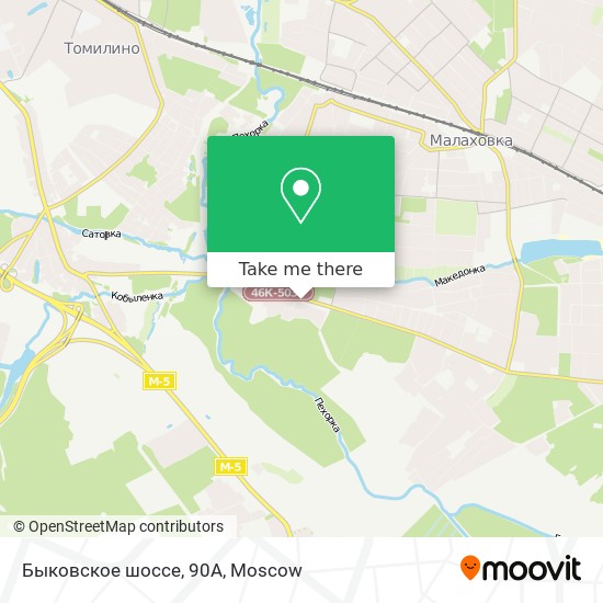 Быковское шоссе, 90А map
