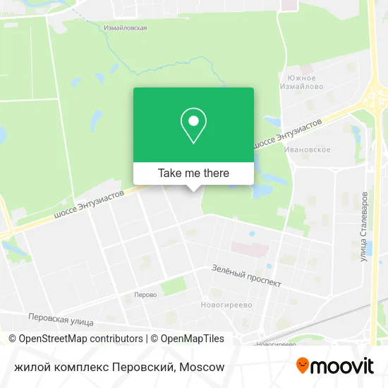 жилой комплекс Перовский map