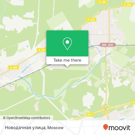 Новодачная улица map