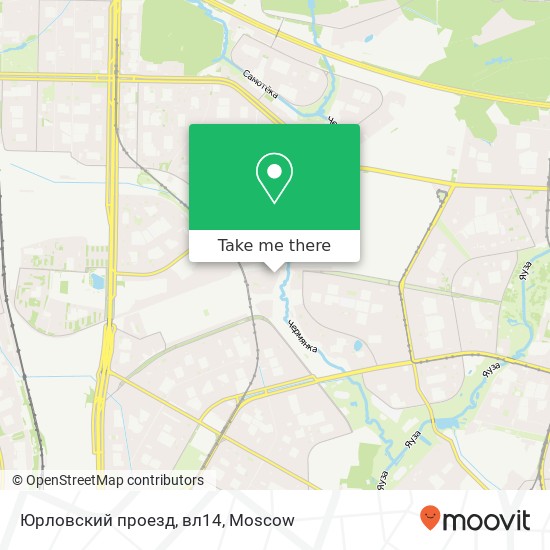 Юрловский проезд, вл14 map