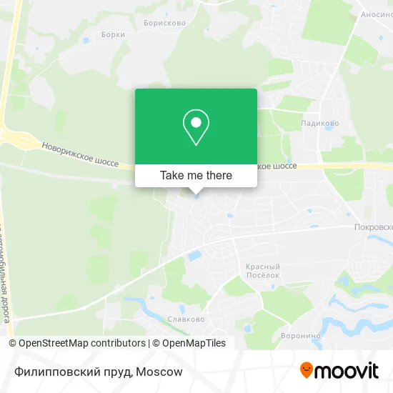 Филипповский пруд map