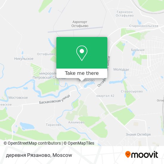 деревня Рязаново map