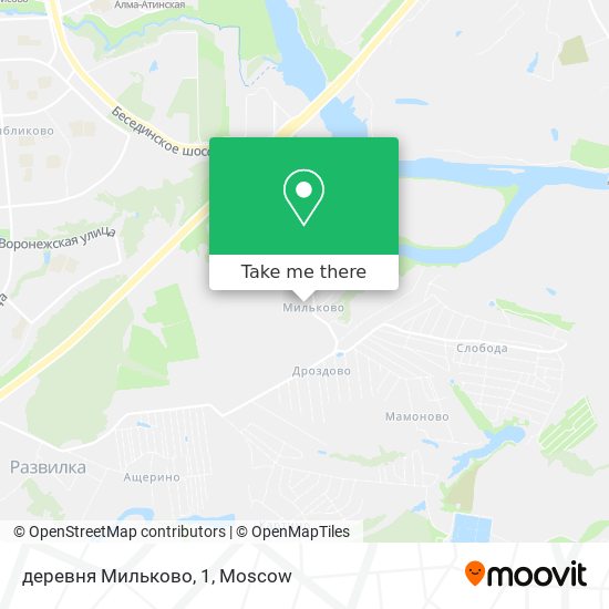 деревня Мильково, 1 map