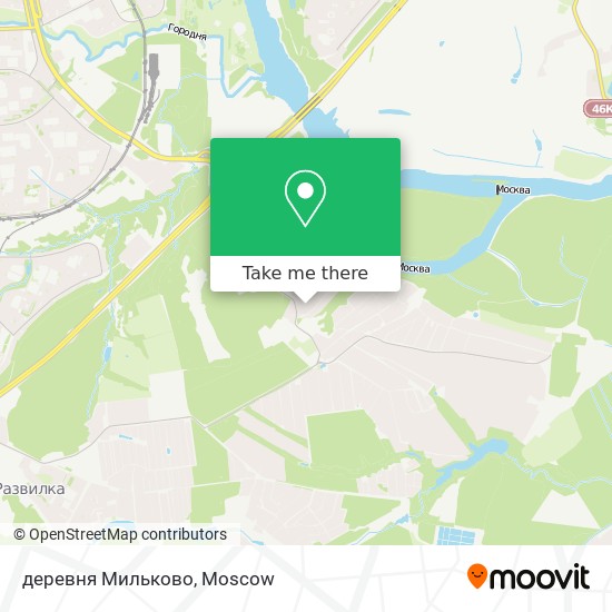 деревня Мильково map