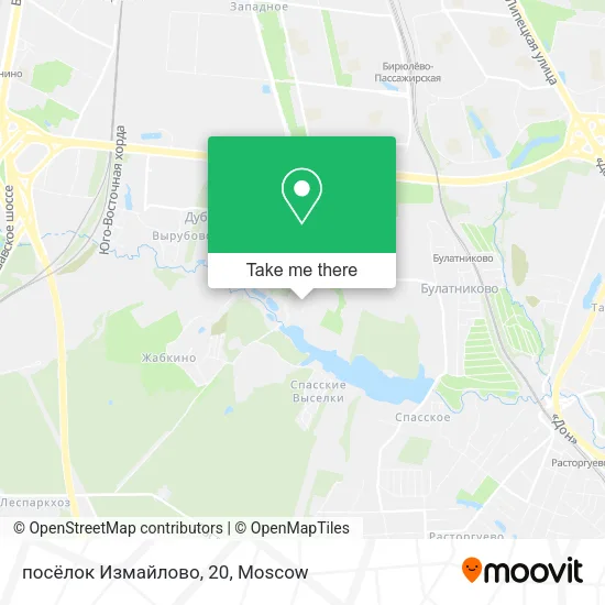 посёлок Измайлово, 20 map