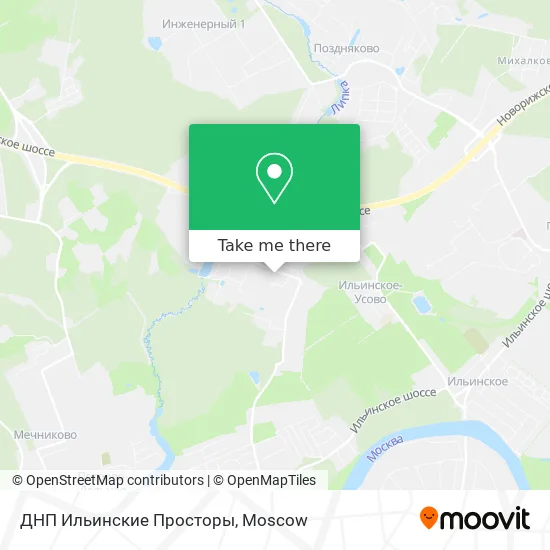 ДНП Ильинские Просторы map