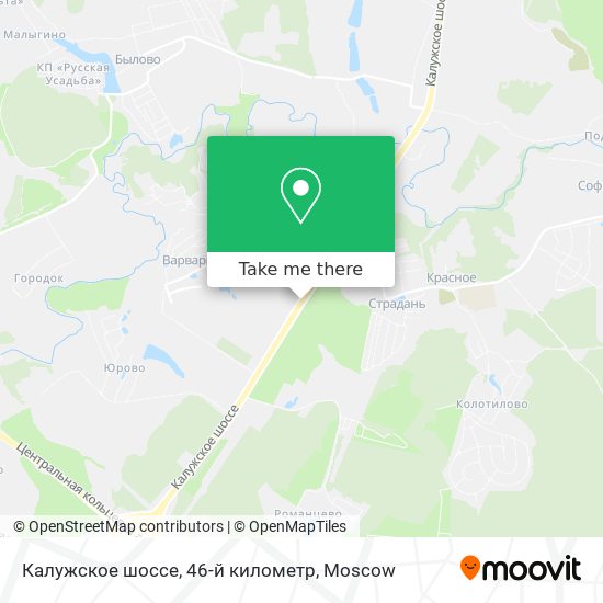 Калужское шоссе, 46-й километр map