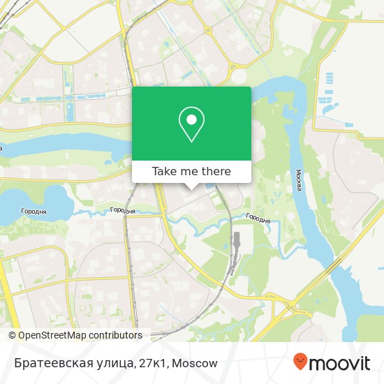 Братеевская улица, 27к1 map