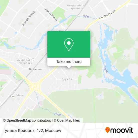 улица Красина, 1/2 map