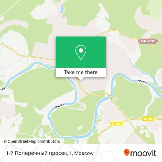 1-й Поперечный просек, 1 map