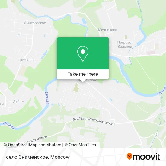 село Знаменское map