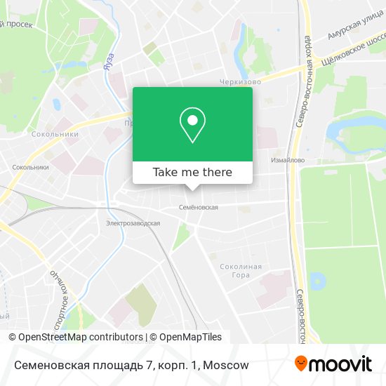 Семеновская площадь 7, корп. 1 map