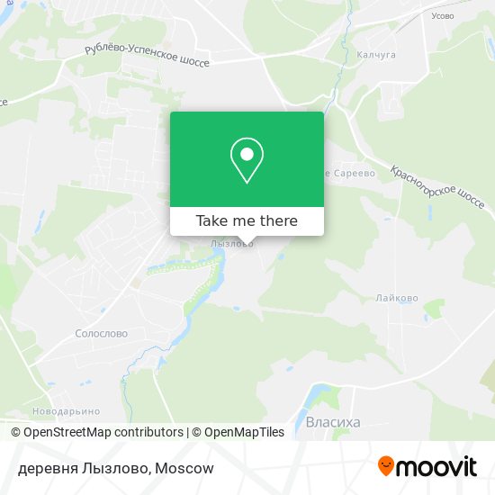 деревня Лызлово map