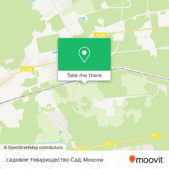 садовое товарищество Сад map